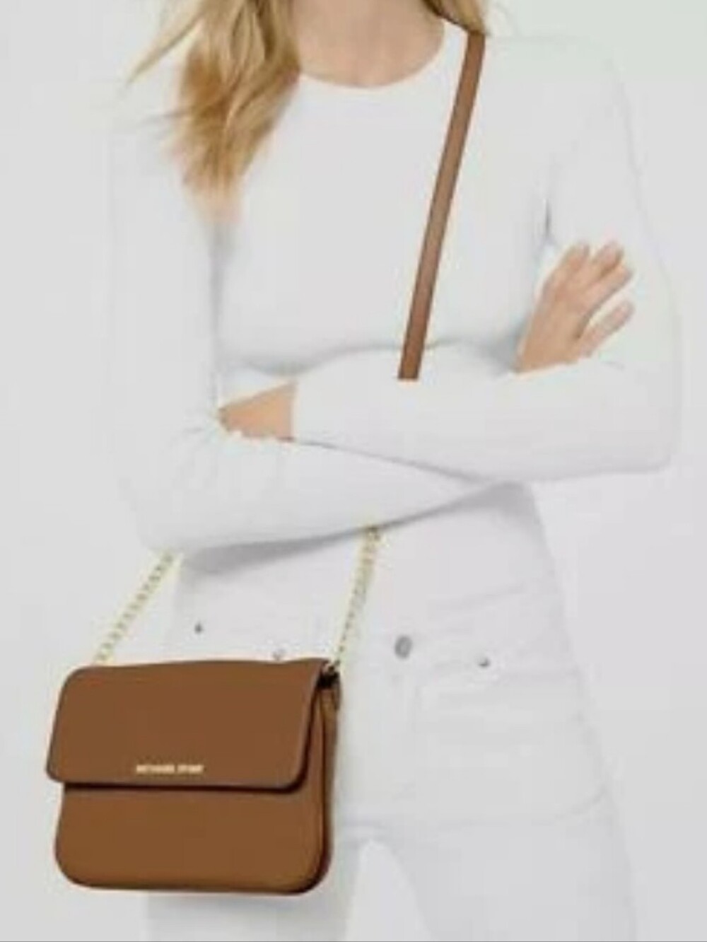 Michael Kors Bedford Pebbled Leather Crossbody Bag
